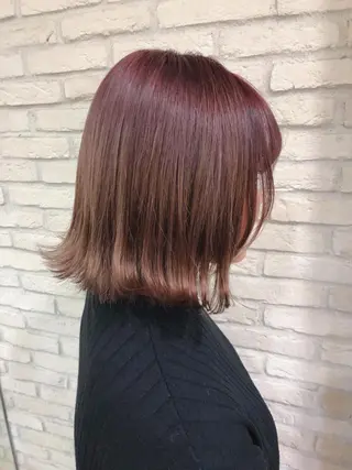 ミディアム カラー HAUS 片山みほのヘアスタイル