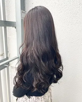 ロング カラー 後藤紗英/髪質改善 /オリーブベージュのヘアスタイル