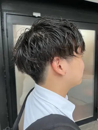 パーマ メンズ ハイトーン/韓国風/ 艶髪/吉祥寺のヘアスタイル