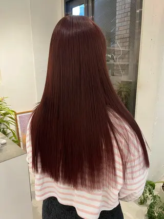 ロング カラー Sraw代官山所属・HARUKA/暖色 /ハイトーンカラーのヘアスタイル