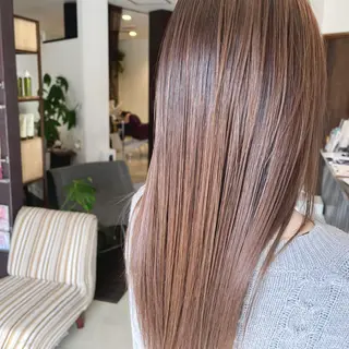 ロング カラー 大島 智志のヘアスタイル