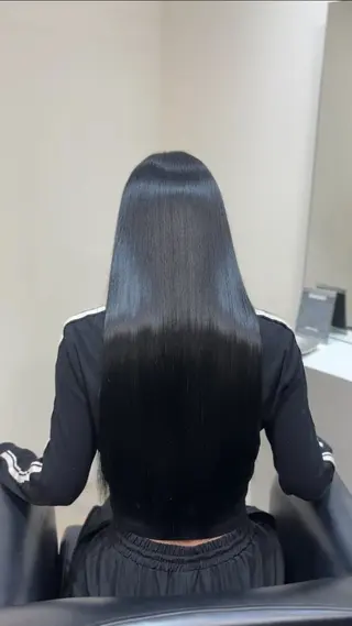 ロング 髪質改善/ 艶カラー【心斎橋】のヘアスタイル