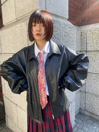 ショート ボブ/レイヤー /河内温太のヘアスタイル