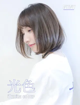 ショート ブリーチ/髪質改善 NYNY大久保のヘアスタイル