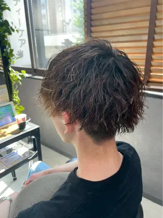 ショート カラー パーマ ヘアアレンジ メンズ スタイリスト兼 アイリストyuikaのマツエク・マツパデザイン