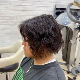 パーマ メンズ 🎍艶カラー🎍 ✨パーマ✨又吉のヘアスタイル