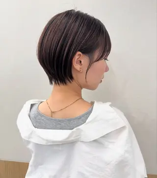 ショート ユズキ/似合わせ カット♡透明感カラーのヘアスタイル