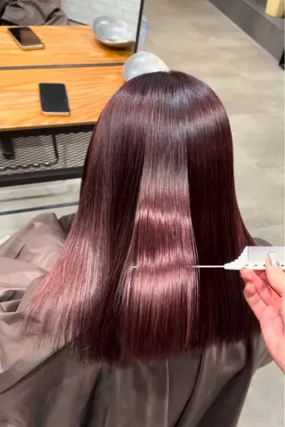 ミディアム ヨシオカ チオリのヘアスタイル