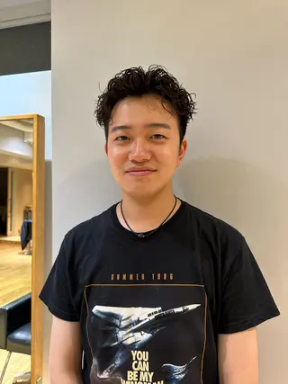 パーマ メンズ 似合わせカット /パーマ岡本淳平のヘアスタイル