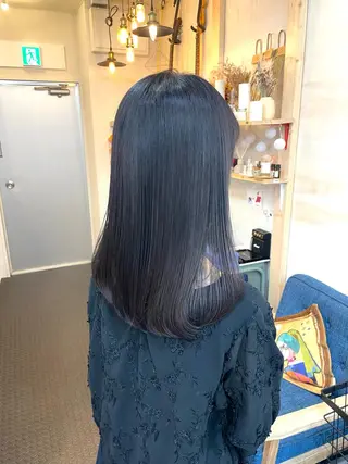 ロング カラー SUN GLOW  サングロウ所属・水素トリートメント／ 髪質改善/ナカノメのヘアスタイル