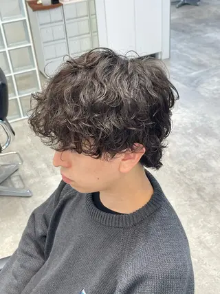 パーマ メンズ fifth 武正 琉生のヘアスタイル