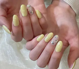 ネイル By moonネイル 🌷ワンホン/韓国風のネイルデザイン