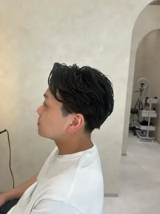 パーマ メンズ 松浦 永里のヘアスタイル