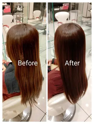 ロング EARTH 浜松志都呂店所属・髪質改善×カラー🌈 ふたばのヘアスタイル