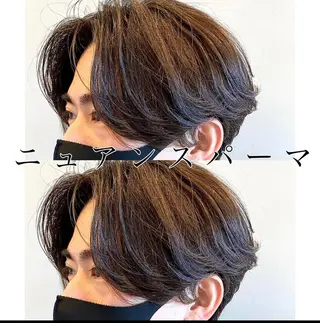 ミディアム パーマ メンズ Dxxxx III所属・女性目線の大人 メンズ*Ayakaのヘアスタイル