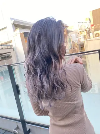 ロング カラー パーマ ヘアアレンジ キッズ ネイル マツエク・マツパ hair  mode RITZ所属・★ 里奈★のヘアスタイル