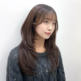 パーマ コテ巻き風パーマ 専門店　モモのヘアスタイル