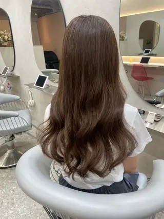 ロング 新宿/韓国ヘア 中明度カラー/かやのヘアスタイル