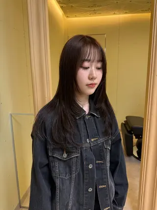 セミロング カラー 伶風/ボブ/ ハッシュカットのヘアスタイル