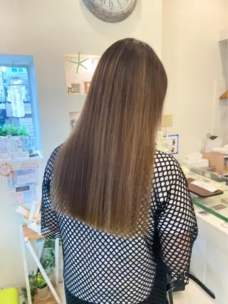 ロング エクリ麻布十番店所属・髪質改善/ 縮毛矯正/相原聡のヘアスタイル