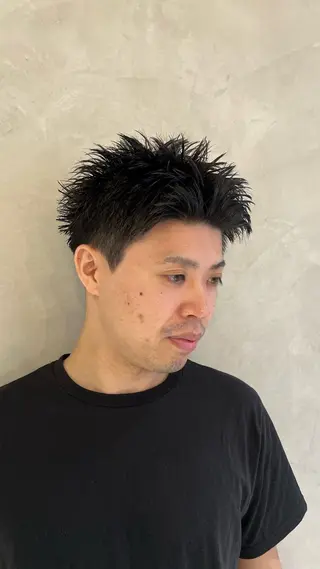 メンズ 横浜/ショート/ レイヤーカットのヘアスタイル