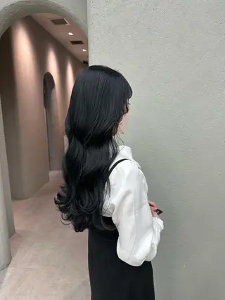 ロング カラー 高松 沙耶のヘアスタイル