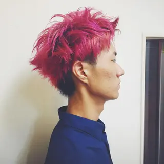 ショート カラー メンズ ショートボブ縮毛矯正 髪質改善のプロ山道潤のヘアスタイル