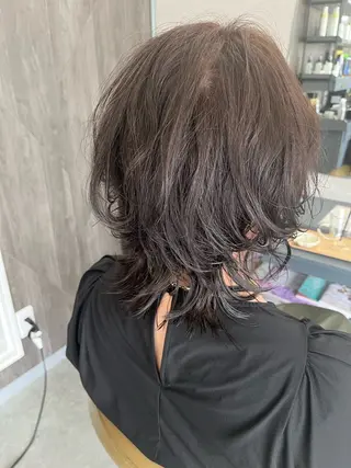 パーマ 岩崎 惠子のヘアスタイル