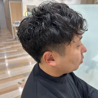 パーマ メンズ 大人可愛いスタイル 提案✨佐藤純菜のヘアスタイル