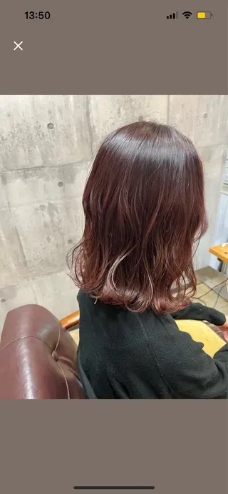 ミディアム カラー 艶髪🌈ムラカミ サキのヘアスタイル