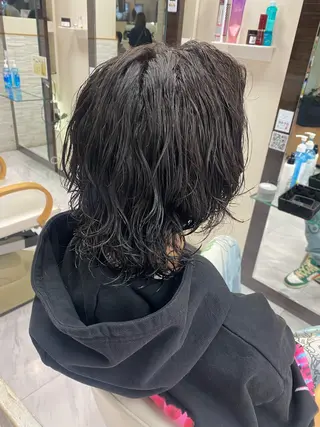パーマ メンズ 🌴パーマオタク🌴 長谷川　諒佑🌈のヘアスタイル