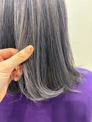 ミディアム カラー ネモト ユイ / fit standのヘアスタイル