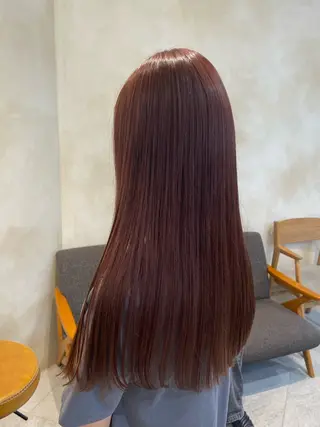 ロング 小顔似合わせ 前田ヒロコのヘアスタイル