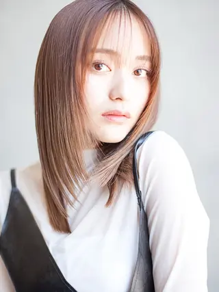 セミロング 縮毛募集中🔥 小平悠人のヘアスタイル