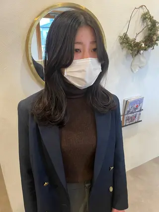 ミディアム カラー Lita. hairdesign所属・kako ／透明感カラー🤍のヘアスタイル