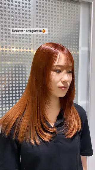 ロング カラー 土屋 愛海のヘアスタイル