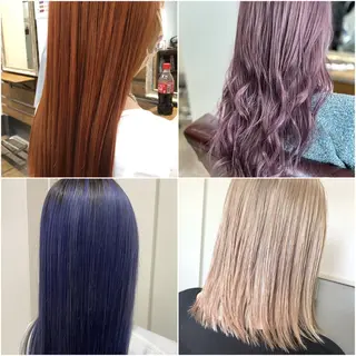 セミロング カラー loup yunaのヘアスタイル