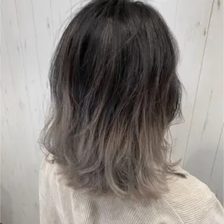 ミディアム カラー HAIR＆MAKE EARTH元住吉所属・圧倒的艶髪✨ 掛川大輝のヘアスタイル