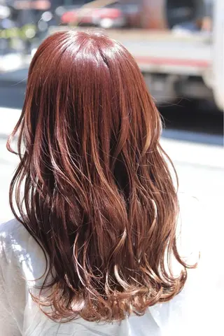 ロング カラー ヘアアレンジ Recess hair所属・川内 政人のヘアスタイル