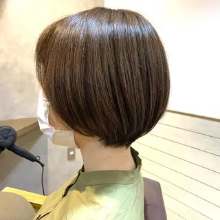 ショート カラー ✨️美髪矯正×似合わ せ艶カラー✨藤田透のヘアスタイル