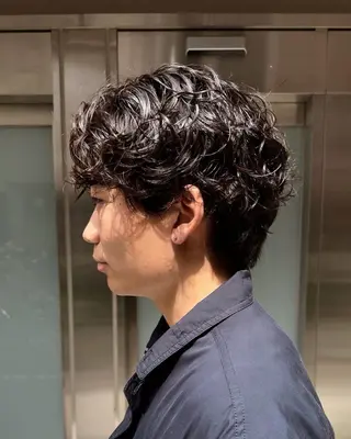 パーマ メンズ 中川楓馬/ メンズヘアのヘアスタイル