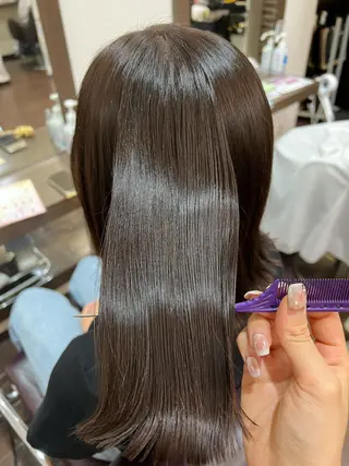 ミディアム カラー 学生人気no.1 🦋ナツミのヘアスタイル