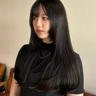 ロング カラー MASHU Grandvase所属・めい/透明感カラー /似合わせカットのヘアスタイル