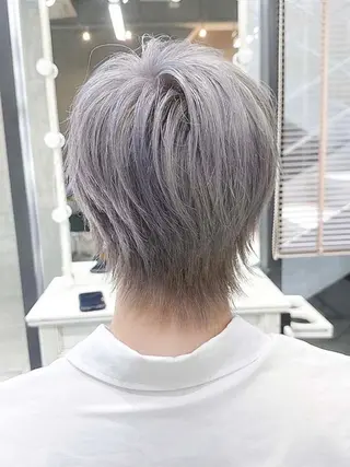 ショート ヘアアレンジ カラー メンズ 𝐑𝐈𝐍𝐊𝐀 🐣🩷のヘアスタイル