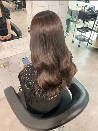 ロング カラー 🎀暖色/ラベンダー /paru🤍のヘアスタイル