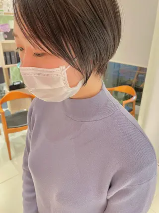 ショート カラー 鶴岡で縮毛矯正なら お任せ！ハヤシナオミのヘアスタイル