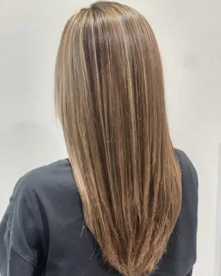 ロング カラー 💎大人ハイライト 💎上杉一也💎のヘアスタイル