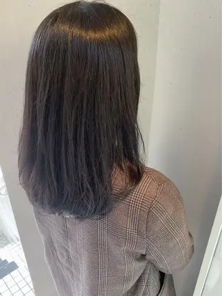 セミロング カラー SALOWIN三軒茶屋店所属・髪質改善/艶髪 やまなかのヘアスタイル