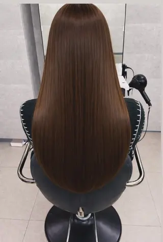 ロング カラー ダブルカラー 新宿のヘアスタイル