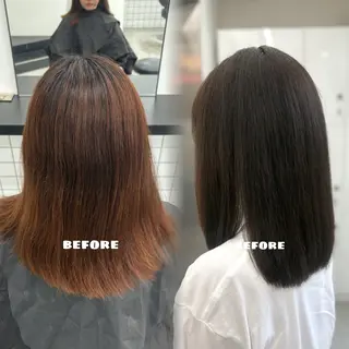 セミロング カラー 🌟ゆりあ🌟 JILLSTUDIOのヘアスタイル